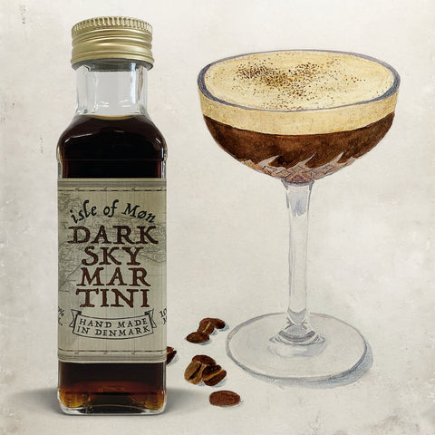 Cocktail - Dark Sky Martini - Isle of Møn Spirits