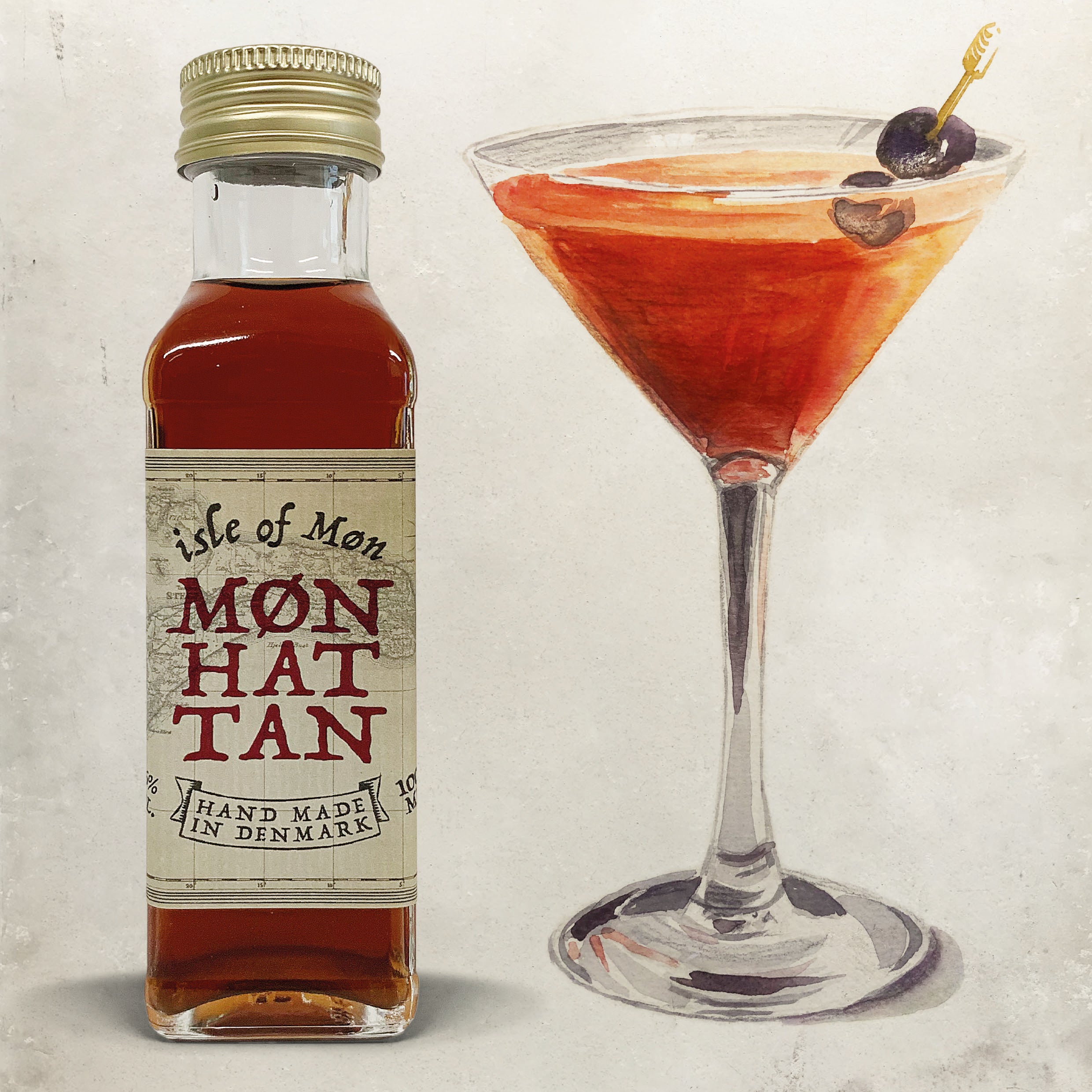 Cocktail - Mønhattan - Isle of Møn Spirits